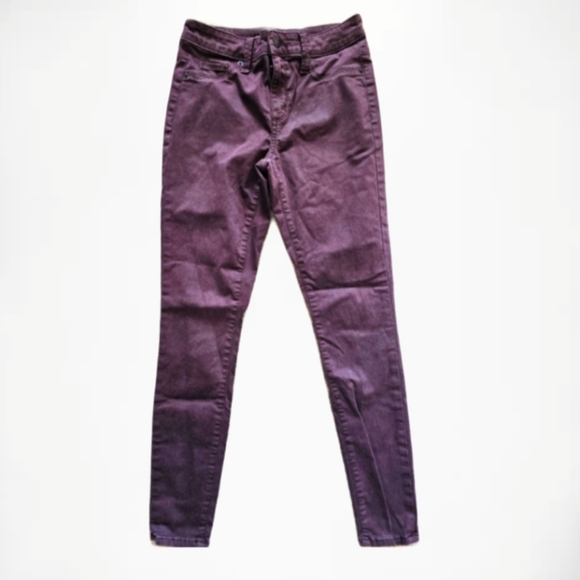 Universal threads high-rise skinny jeggings 0/25R 26x27 eggplant - Picture 1 of 9